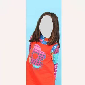Agatha Ruiz De La Prada  flower jumper attached t-shirt  NWT
